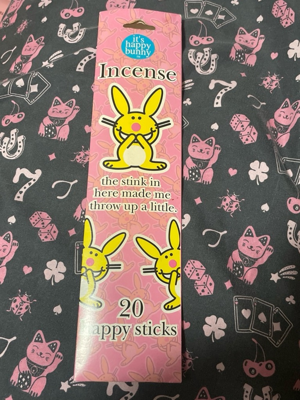 Happy bunny incense 8 sticks